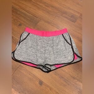 Danskin Now Gray/Pink/Black Athletic Shorts